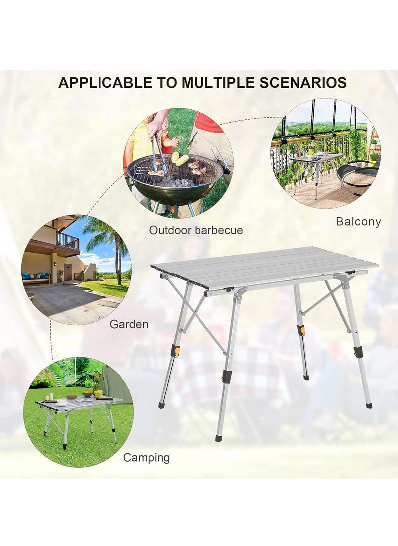 Manful Lightweight Portable Folding Camping Table, Perfect for Outdoor Adventures  - Image 4