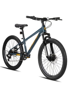 Spartan Spartan 24" Maverick MTB Dark Blue - Wide Knobby Tyres, Premium & Sleek Build, Shimano Groupset & Dual Disc Brakes  - Image 1