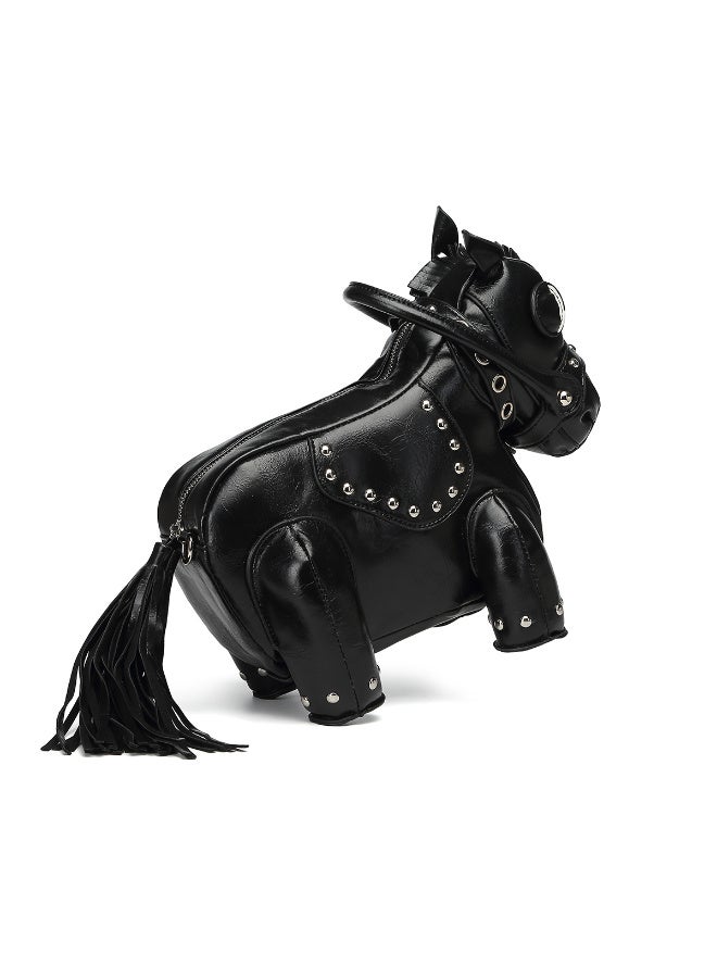 Ciara Sweet and cool, hot girl style, personalized and creative, pony-shaped bag, messenger bag, niche design - Image 3