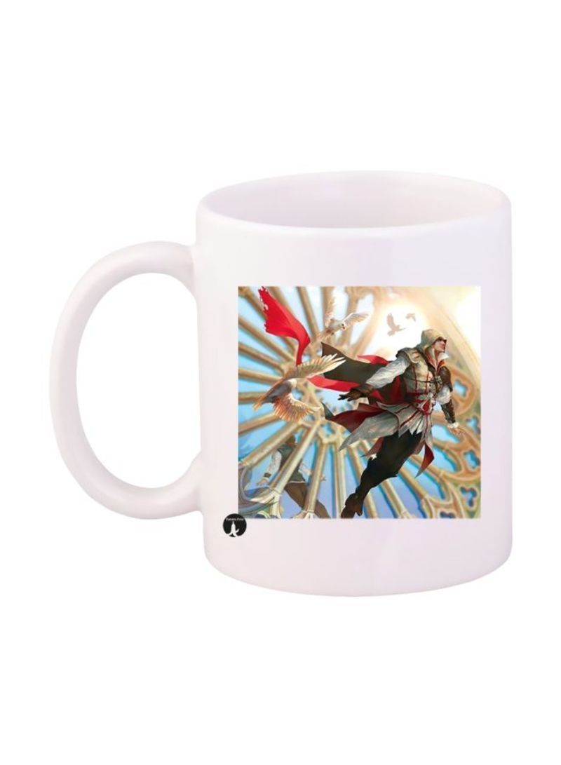 RKN Printed Assassin's Creed Mug White/Black/Grey Standard Size