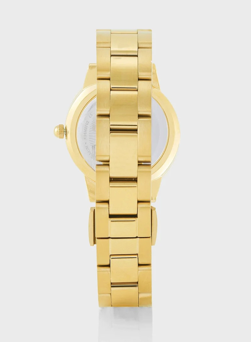 DANIEL WELLINGTON Iconic Link Emerald Rose Gold Watch, 28Mm