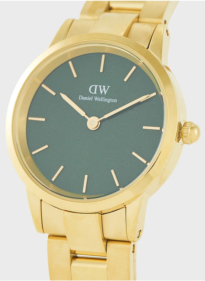 DANIEL WELLINGTON Iconic Link Emerald Rose Gold Watch, 28Mm