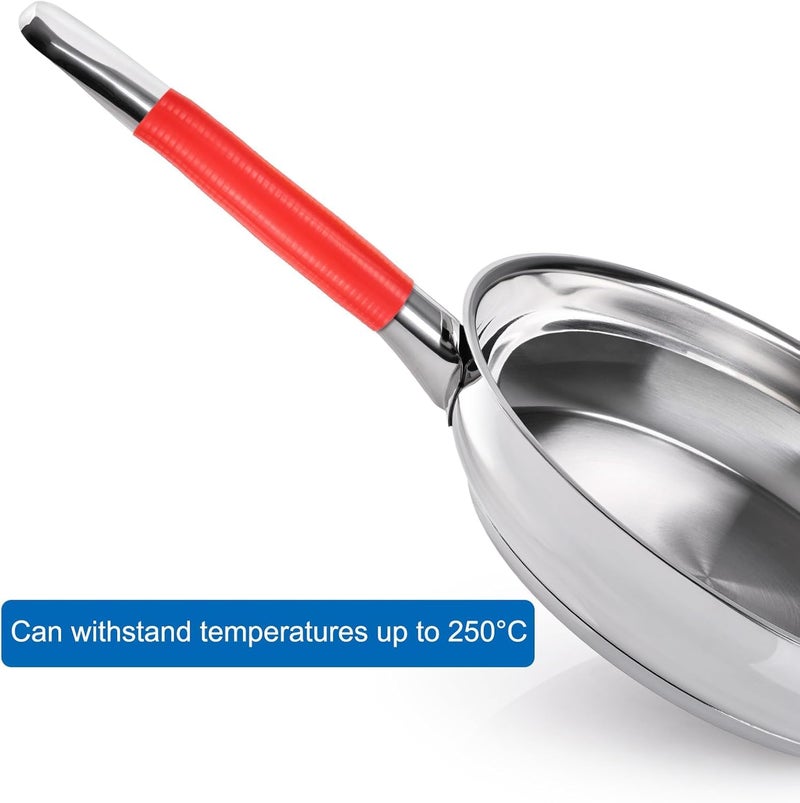 Silicone Pan Handle Sleeve, Heat Resistant Potholder Pot Holders Cover Sleeve for Cast Iron Frying Pan Handle Holder Spatulas - Image 3