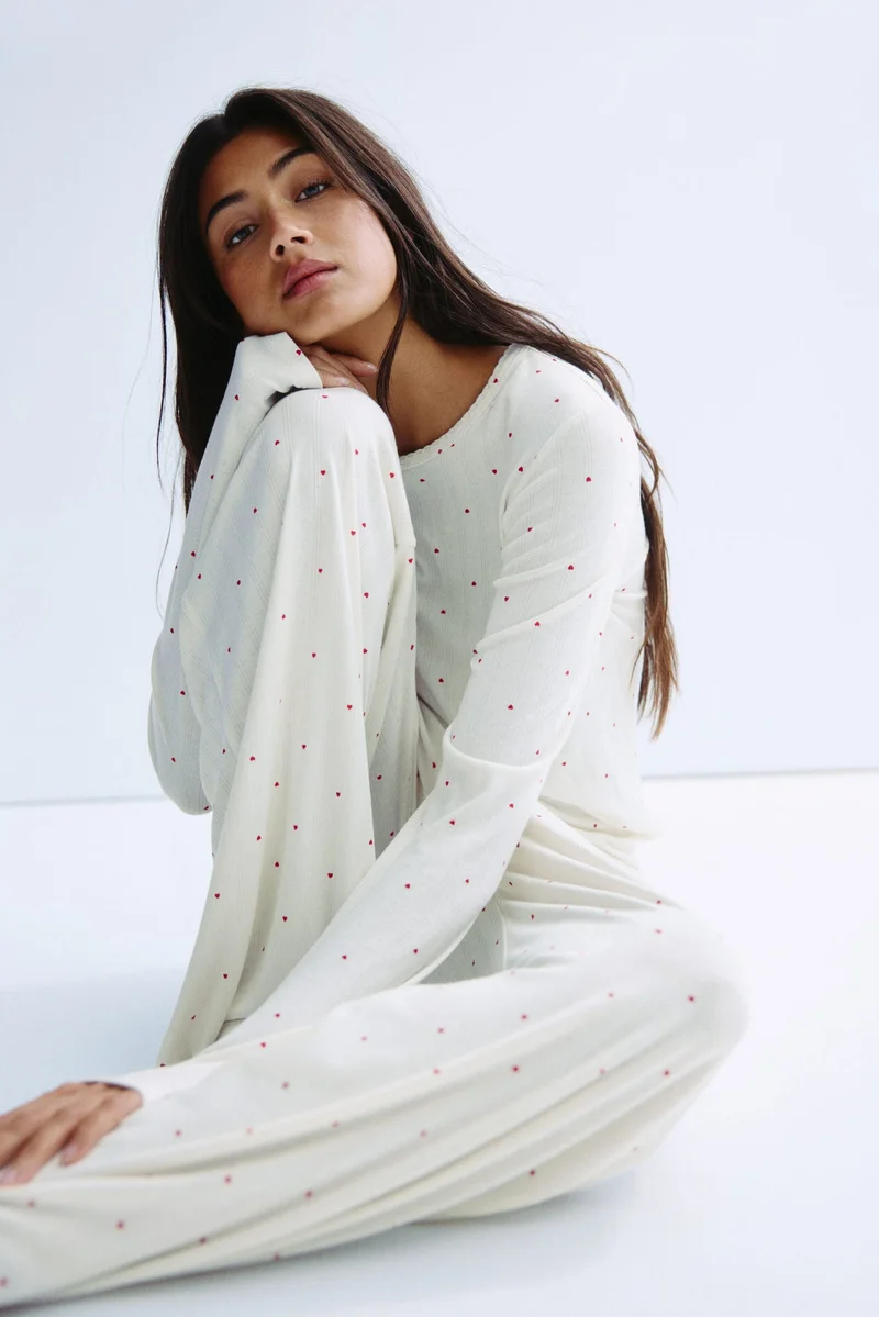 H&M Pointelle jersey pyjamas