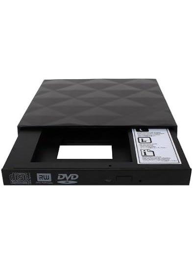 SilverStone Silverstone Tek External Slim Optical Drive Enclosure with 25Inch SSDHDD Conversion Tray TS06  - Image 3