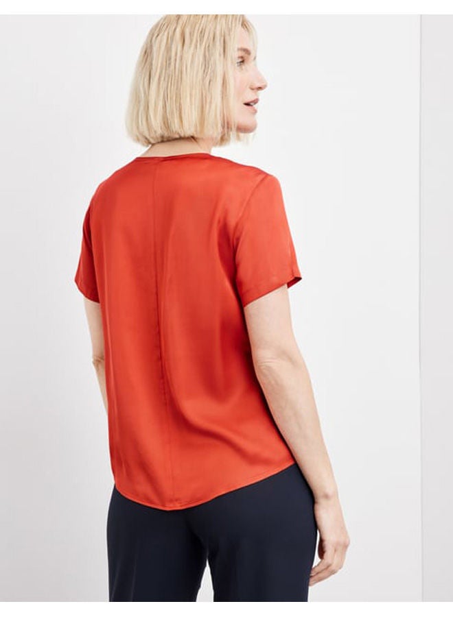 GERRY WEBER Blouse top with pleated details  - Image 5