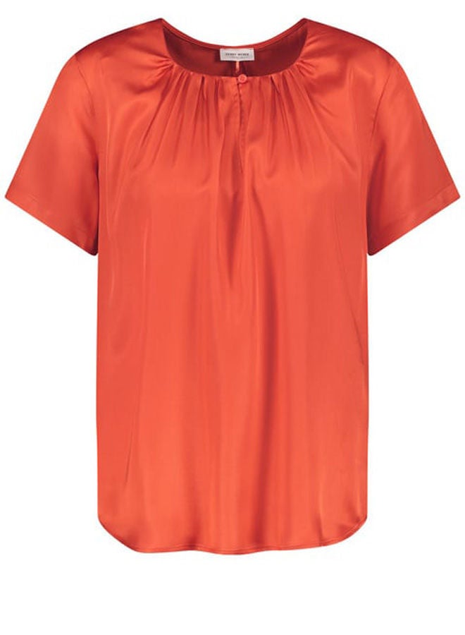 GERRY WEBER Blouse top with pleated details  - Image 3