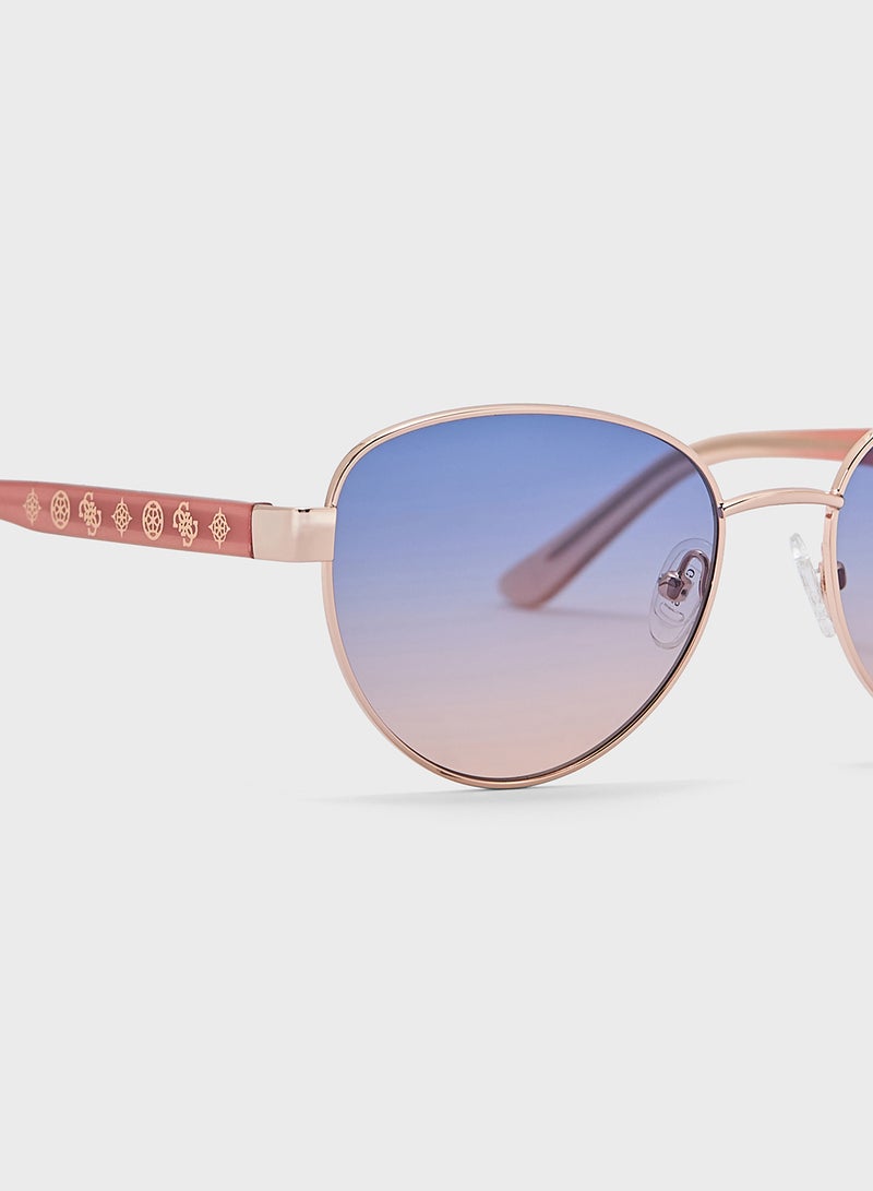 GUESS Uv-Protected Avitor Sunglasses - Image 4