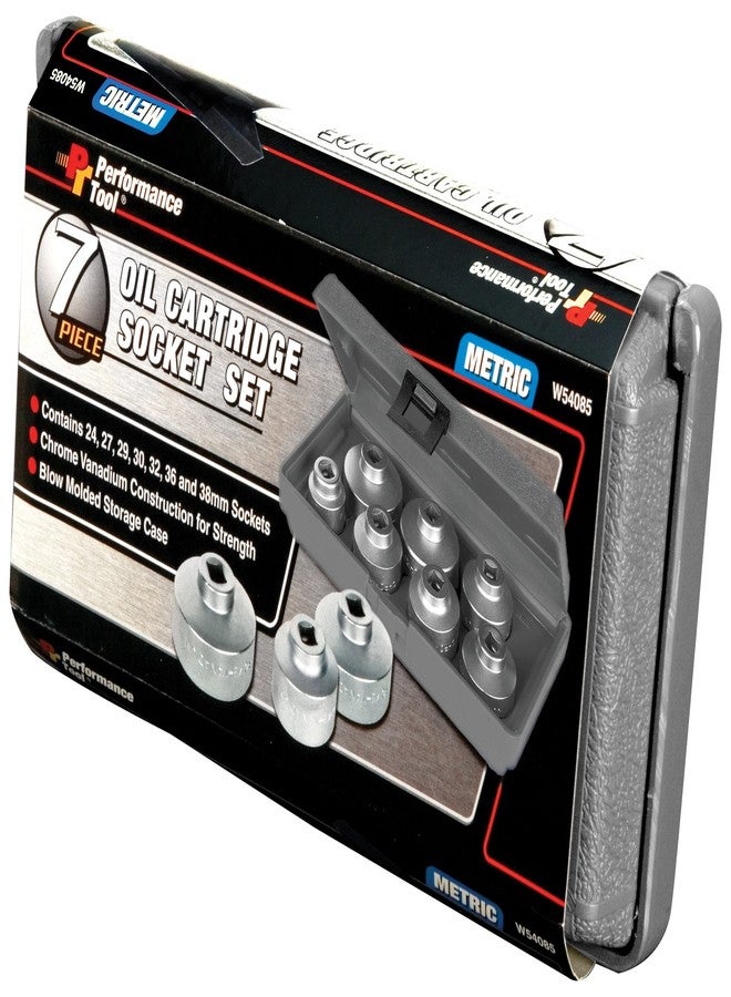 بيرفورمانس تول مجموعة مقابس خرطوشة الزيت W54085 من Performance Tool (مقاسات 24، 27، 29، 30، 32، 36 و38 مم) - Image 5