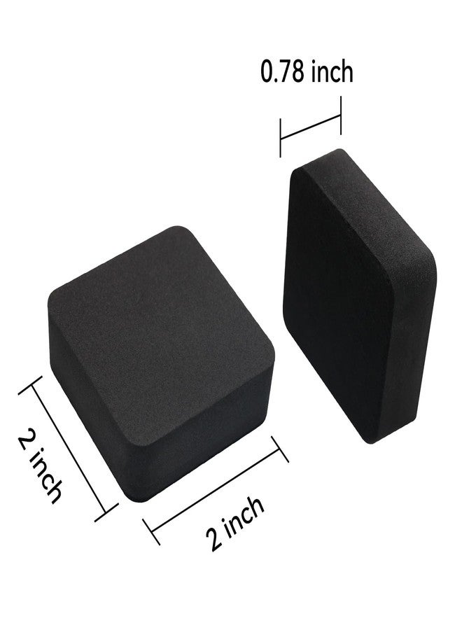 Dyshri Dry Erase Erasers, 24 Pack Magnetic Whiteboard Erasers for Kids and Students, Dry Erasers for Whiteboard, Mini Dry Erase Board Erasers for Classroom Home, and Office, Black - Image 2