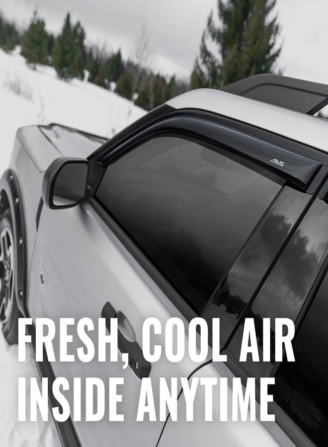 AVS واقيات تهوية خارجية من Auto Ventshade [AVS] | فورد F-150 سوبر كرو 2009-2014، إس في تي رابتور سوبر كرو 2010-2014 - لون دخاني، 4 قطع | 94155 - Image 5