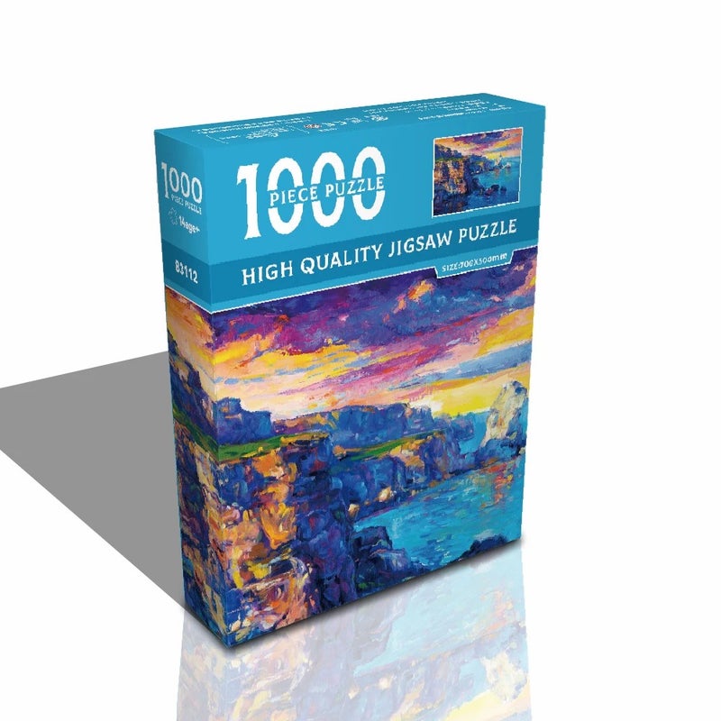 Bluejw Large  1000-Piece Adult Jigsaw Puzzle Educational Toy Made of Paper Rompecabezas Games for Adults - Image 2