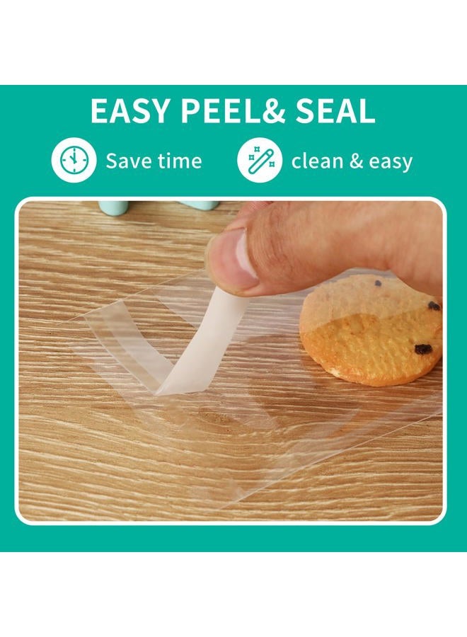 iMailer 200 Pcs -4" x 6" Clear Plastic Cellophane Bags-1.4 mils Thick Self Sealing Cello Bags for Bakery, Cookies, Photo,Prints, A1 Cards, Envelopes - Image 3