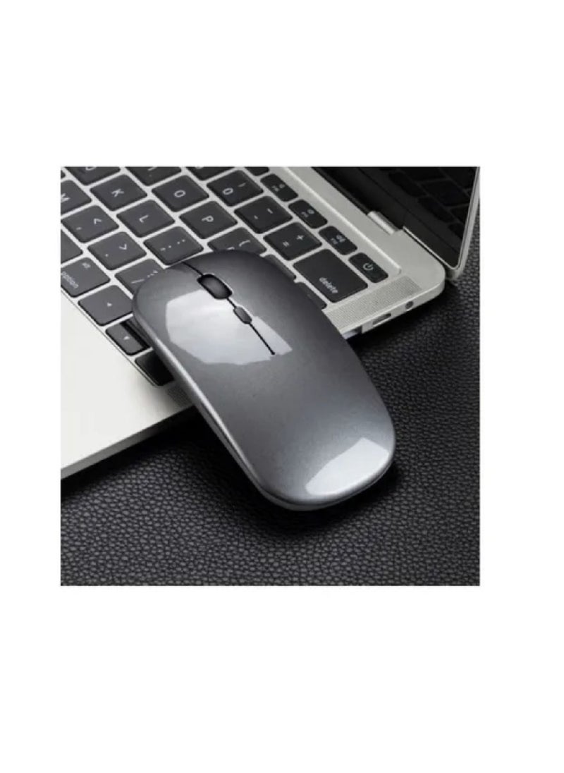 HXSJ M80 2.4 Ghz Wireless 1600Dpi Three Speed Adjustable Optical Mute Mouse Grey  - Image 3