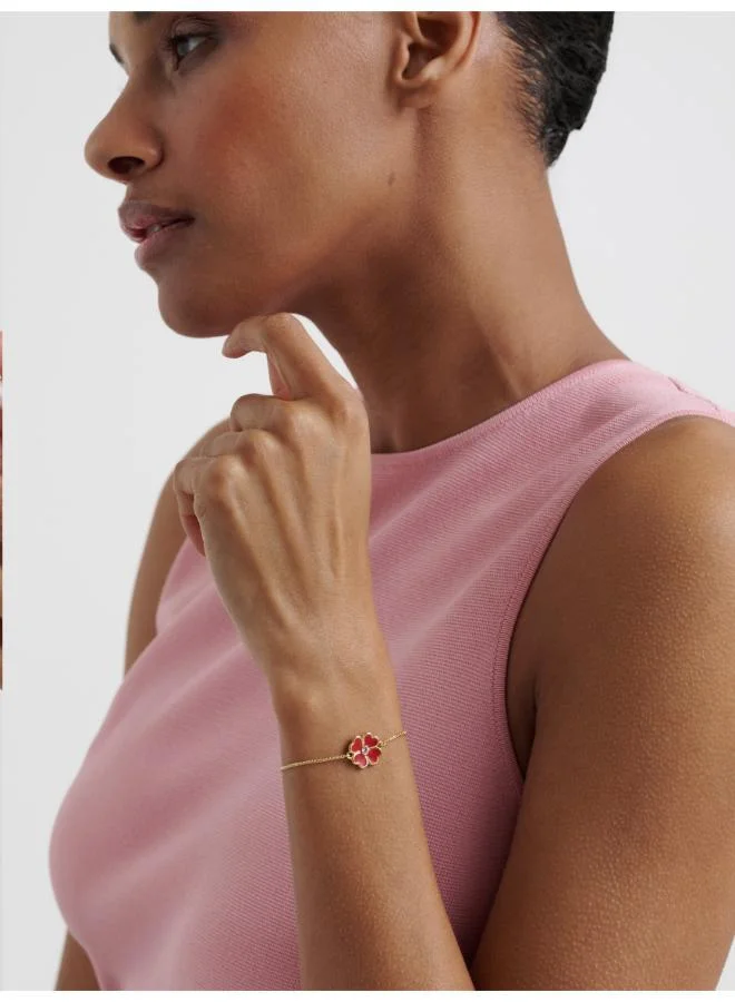 تيد بيكر Felicity Enamel Flower Adjustable Bracelet