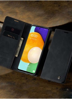 Motim Samsung Galaxy A53 Wallet Case, Premium Leather Phone Case with Card Holder and Kickstand, Scratch Resistant Anti-Fall and Full Shockproof Protective Cover Magnetic Flip Cover  - Image 5