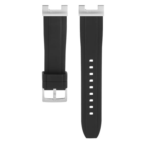 Shangshi Rubber watch band Strap For Casio G-SHOCK GST-B500 GST B500 (silver black) - Image 5