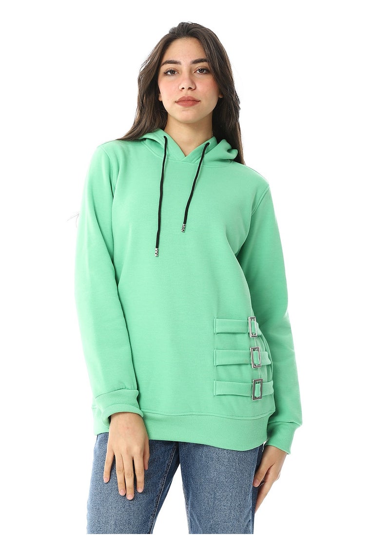 Caesar Women Plain Closed Hoodie With Accessories  - Image 1