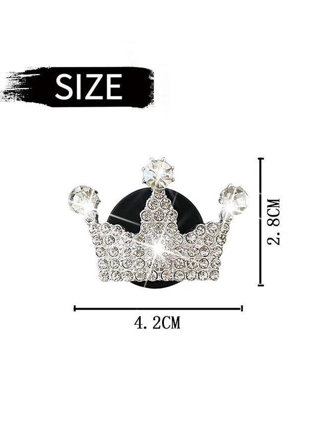 سحر بلينغ كراون سيارة تنفيس كليب ، معطرات الجو تنفيس كليب كريستال سيارة الناشر تنفيس كليب ، ديكور السيارة الداخلي اكسسوارات السيارات - Image 2