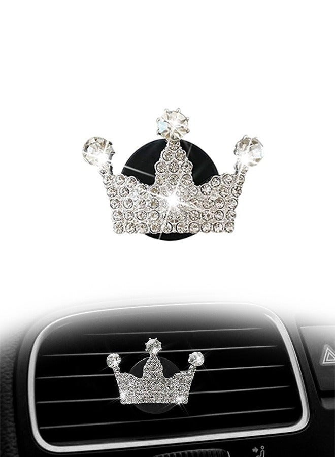 سحر بلينغ كراون سيارة تنفيس كليب ، معطرات الجو تنفيس كليب كريستال سيارة الناشر تنفيس كليب ، ديكور السيارة الداخلي اكسسوارات السيارات - Image 1