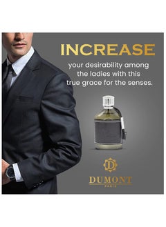 DUMONT PARIS Nitro Black - 3.4 Eau De Parfum - 3.4oz - Luxury Perfume for Men  - Image 4