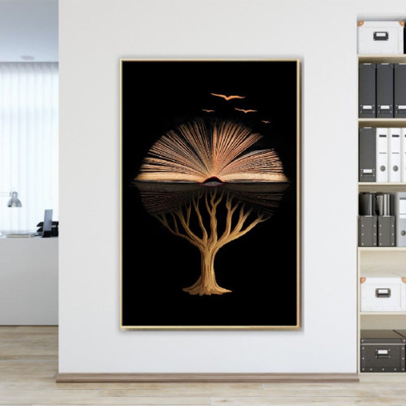 ماركتنا لوحة قماشية بتصميم مودرن مع برواز مجوف مقاس (50×70) قطعة واحدة - Image 1