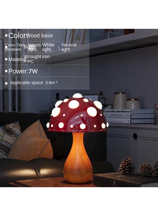 Bluejw New E-commerce Mushroom Decorative Desk Lamp Bedroom Bedside Dimming Atmosphere Student Dormitory Desktop Night Light - Image 1