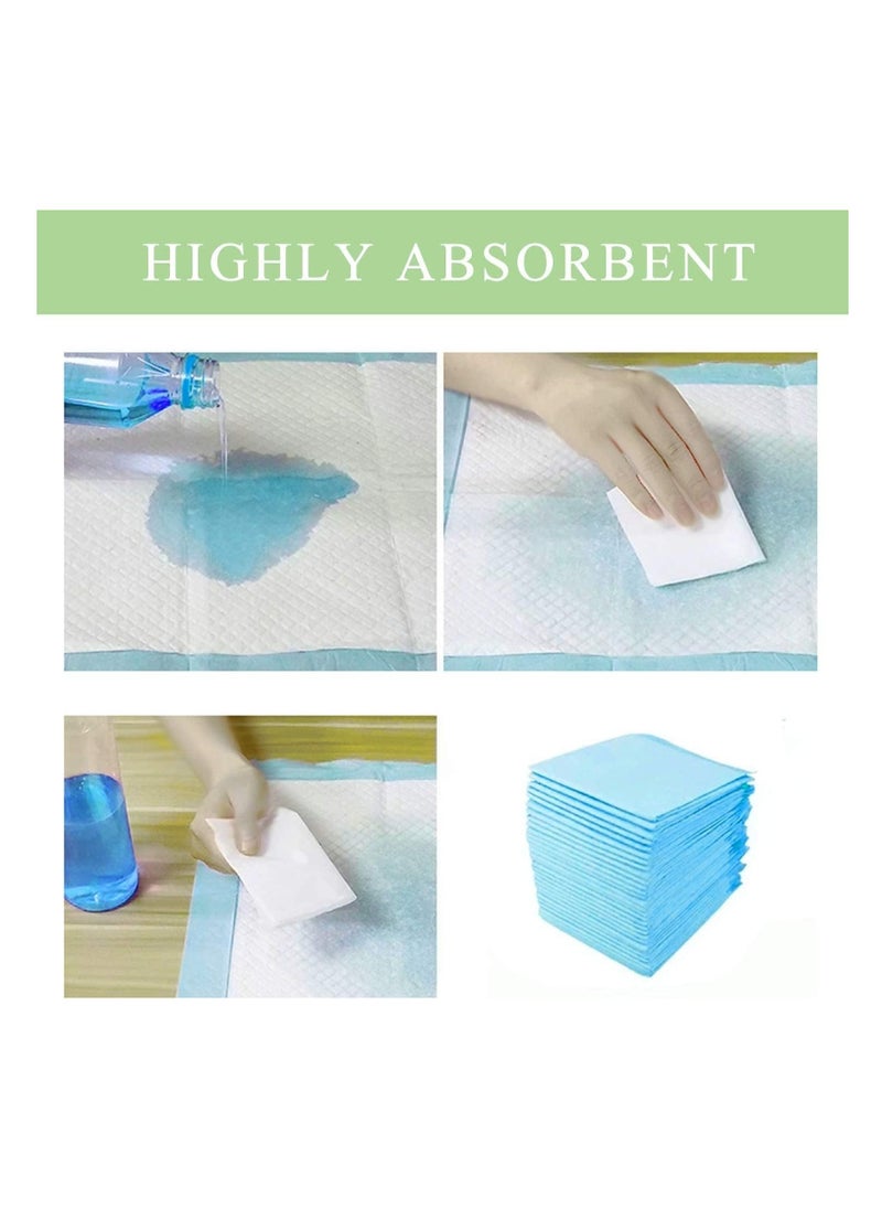 YelaJoy 100 Pack Disposable Changing Pads Baby Disposable Underpads Waterproof Diaper Changing Pad Breathable Underpads Bed Table Protector Mat, 17.8 Inches x 13 Inches  - Image 4