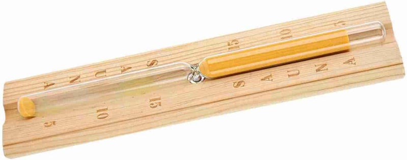 Zerodis Sauna Hourglass Sand Timer, 15 Minutes Countdown Clock, Wooden Timer - Image 4