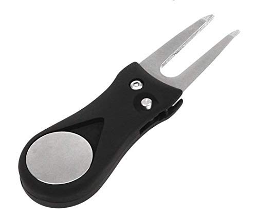 Golfoy Basics Foldable Divot Repair Tool (Black) - Image 1