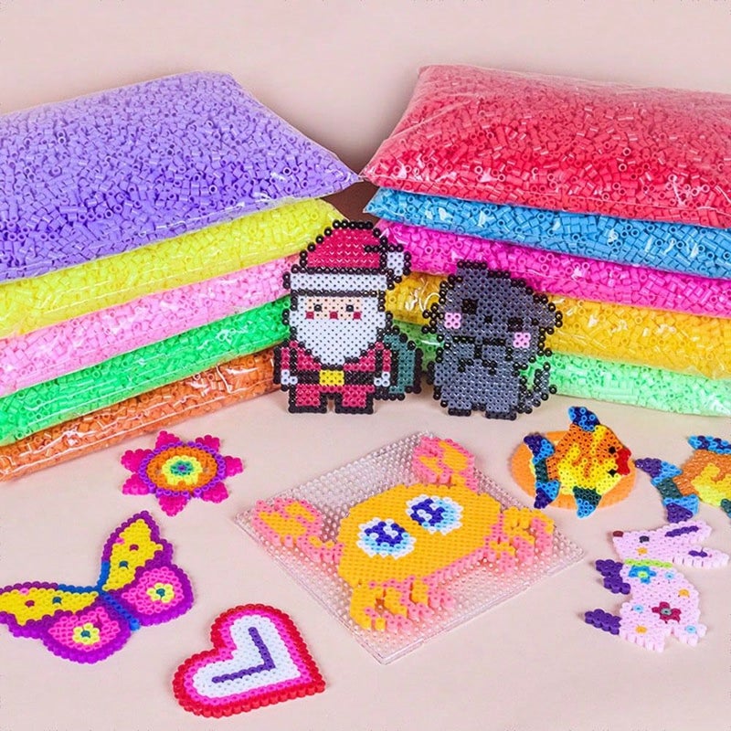 5000 Pieces 2.6mm Fusible Beads for DIY Iron On 3D Puzzles Pixel Art - Image 3