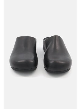 FitFlop Men Shuv Leather Slides, Black  - Image 4