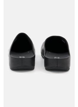 FitFlop Men Shuv Leather Slides, Black  - Image 3