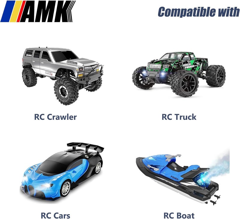 AMK 4Pcs 28in 110 Scale Elastic RC Crawler Tow Ropes with Hook Kinetic Winch Straps for Axial SCX10 Accessries TRX6 TRX4 Upgrades Gen7 Gen8 Tamiya D90 TF3 RC Car Boat Black