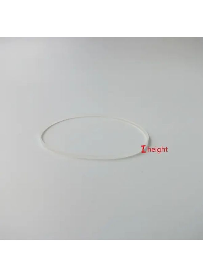 1pc 34.5mm White Plastic Ring I Watch Glass Gasket Waterproof 0.4mm Width Compatible with Watch Thickness 2.0mm to 3.0mm - Image 4