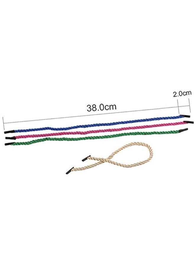 21 PCS 3 Ply Hand Held Polyester Rope Tote Bag 3 Ply Coloured 3 Ply Woven Twisted Rope  - Image 4