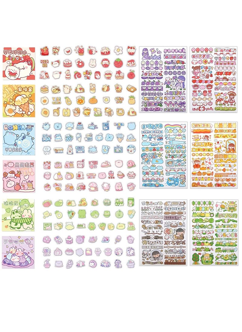 Cute Cartoon Rabbits Decoration Stickers for Scrapbook Planners Gift Packing Scrapbooking Album Planner Journal Arts DIY Craft  - Image 1