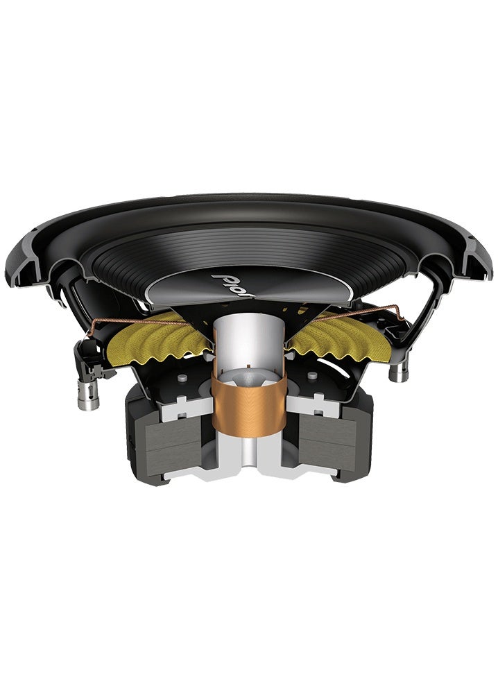 بايونير مضخم صوت Pioneer TS-A250S4 (مقاس 25 سم، مقاومة 4 أوم، ملف صوتي أحادي، مصمم للتركيب في صندوق، قدرة 1300 واط) - Image 1