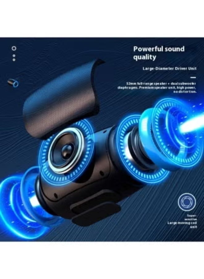 Bluetooth Speaker, Hi-Fi Speaker, Portable Bluetooth Speakers, Bluetooth Woofer Speaker with Deep Bass for On-the-Go & Home Use - Image 2