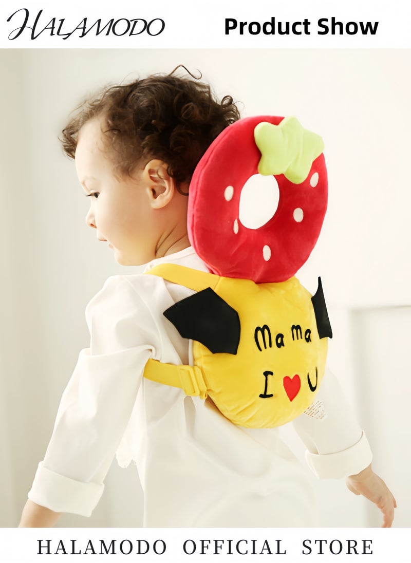 Generic - Baby Walker Head Protector Adjustable Baby Head Protection Backpack Backpack for Learning Walking Crawling Anti Collision & Anti Fall Pillow Safety Pad for 5-24 Months - Image 1