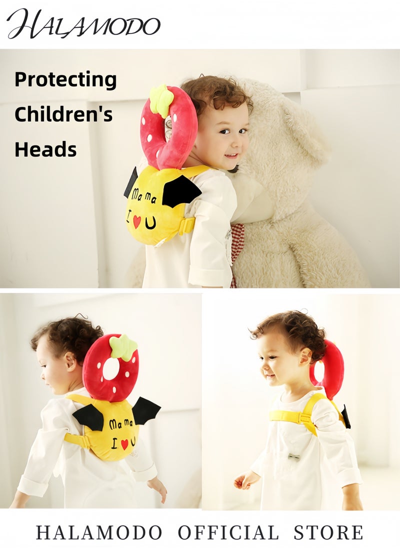 Generic - Baby Walker Head Protector Adjustable Baby Head Protection Backpack Backpack for Learning Walking Crawling Anti Collision & Anti Fall Pillow Safety Pad for 5-24 Months - Image 1