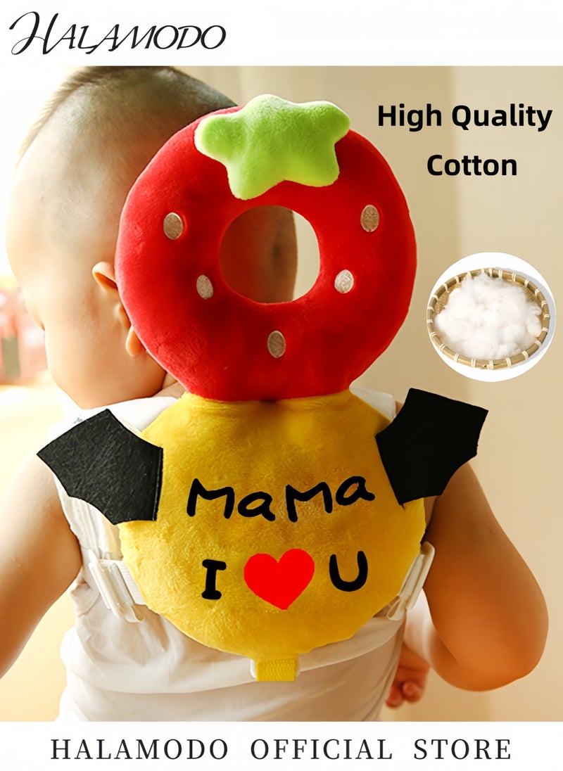 Generic - Baby Walker Head Protector Adjustable Baby Head Protection Backpack Backpack for Learning Walking Crawling Anti Collision & Anti Fall Pillow Safety Pad for 5-24 Months - Image 1
