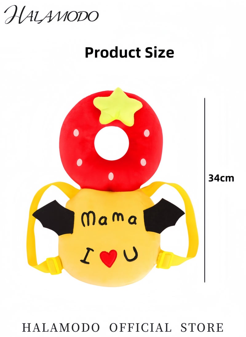 Generic - Baby Walker Head Protector Adjustable Baby Head Protection Backpack Backpack for Learning Walking Crawling Anti Collision & Anti Fall Pillow Safety Pad for 5-24 Months - Image 1