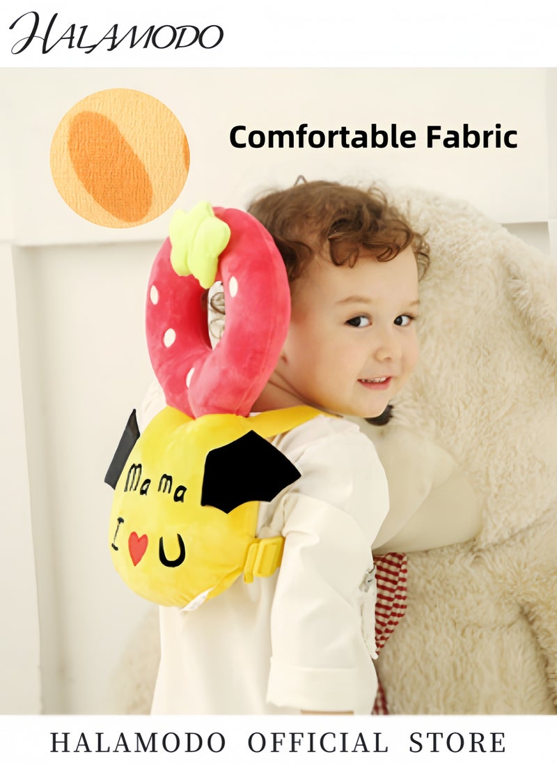 Generic - Baby Walker Head Protector Adjustable Baby Head Protection Backpack Backpack for Learning Walking Crawling Anti Collision & Anti Fall Pillow Safety Pad for 5-24 Months - Image 1