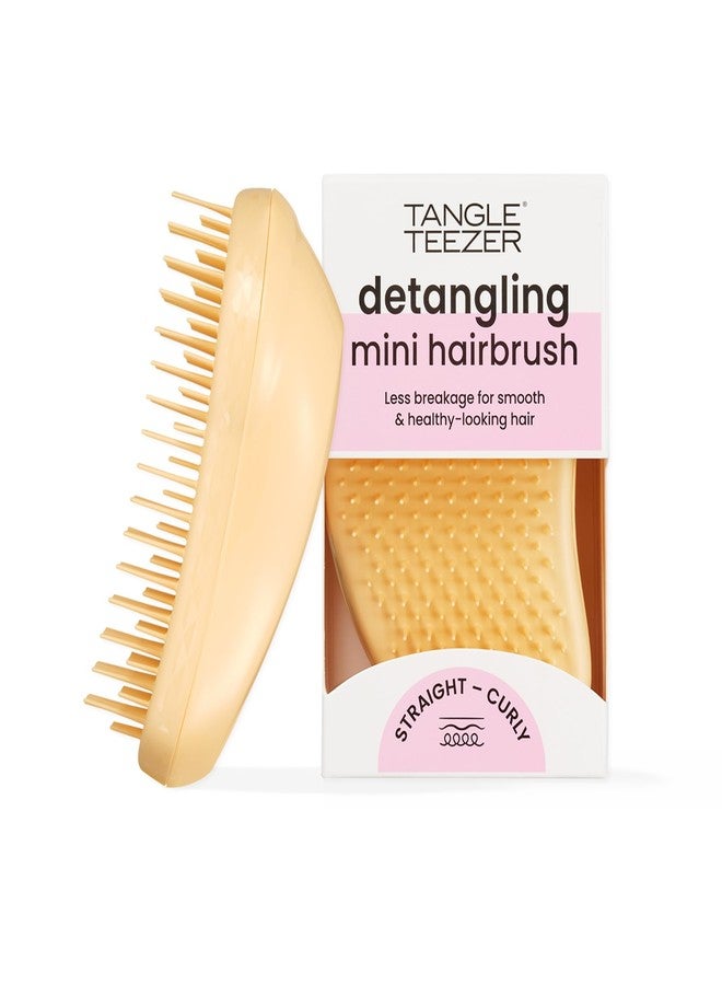 Tangle Teezer Original Detangler Mini Hair Brush, Buttercup Yellow - Image 1