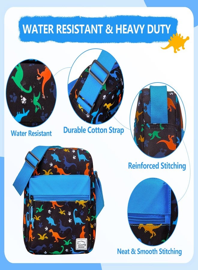 فاشي حقيبة أطفال من فاشي للأولاد، حقيبة كتف خفيفة الوزن بألوان زاهية، هدية مثالية للأطفال في سن ما قبل المراهقة/المراهقين، مزينة برسومات ديناصورات - Image 5