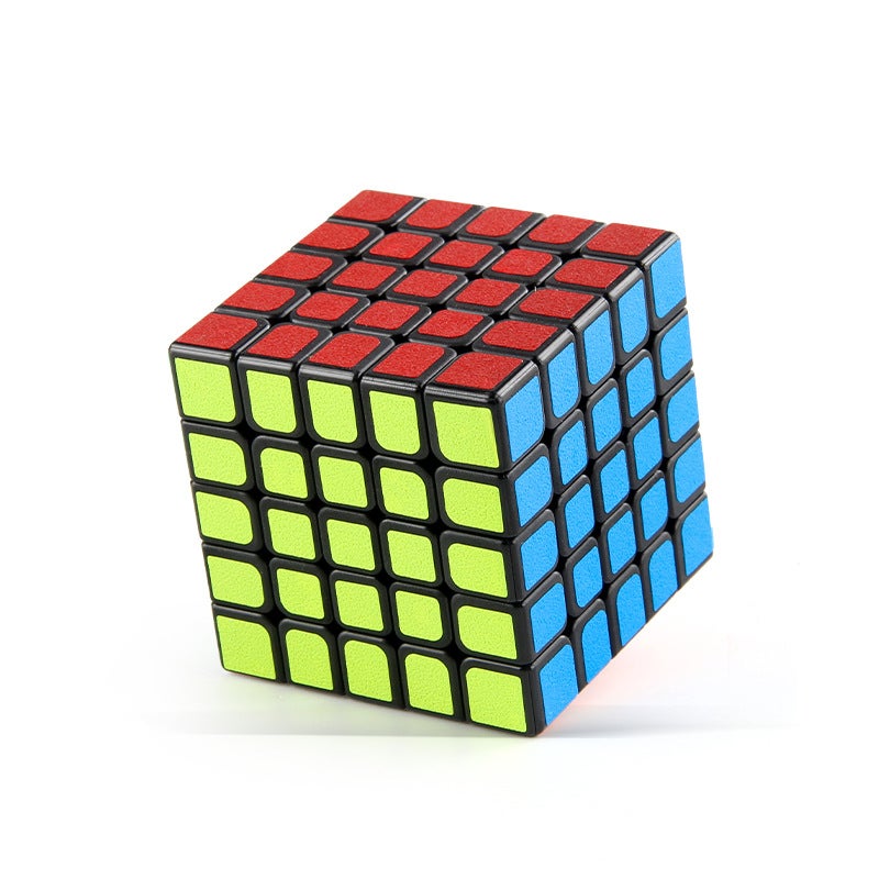 Export Puzzle Black And White Bottom Sticker Four Or Five Order Rubik'S Cube Smooth Rotating Solid Color Positive Order Rubik'S Cube Toy - Image 4