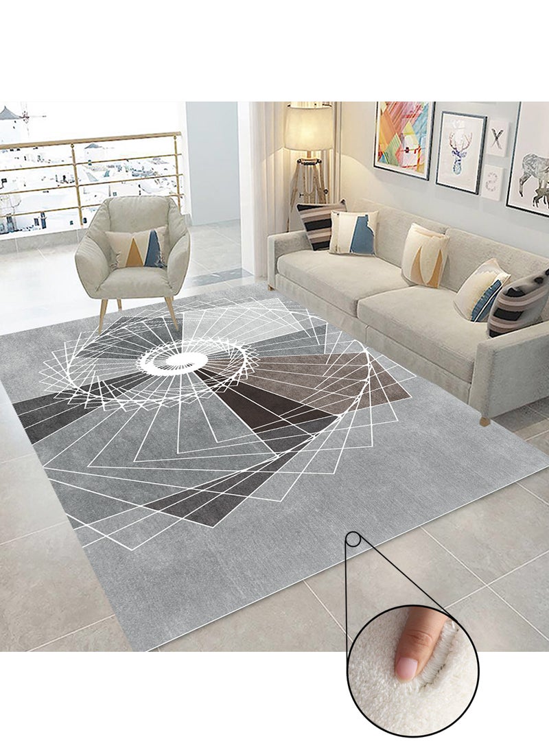 Sharpdo - Rectangular Soft Touch Carpet Multicolour 200 x 300CM - Image 1