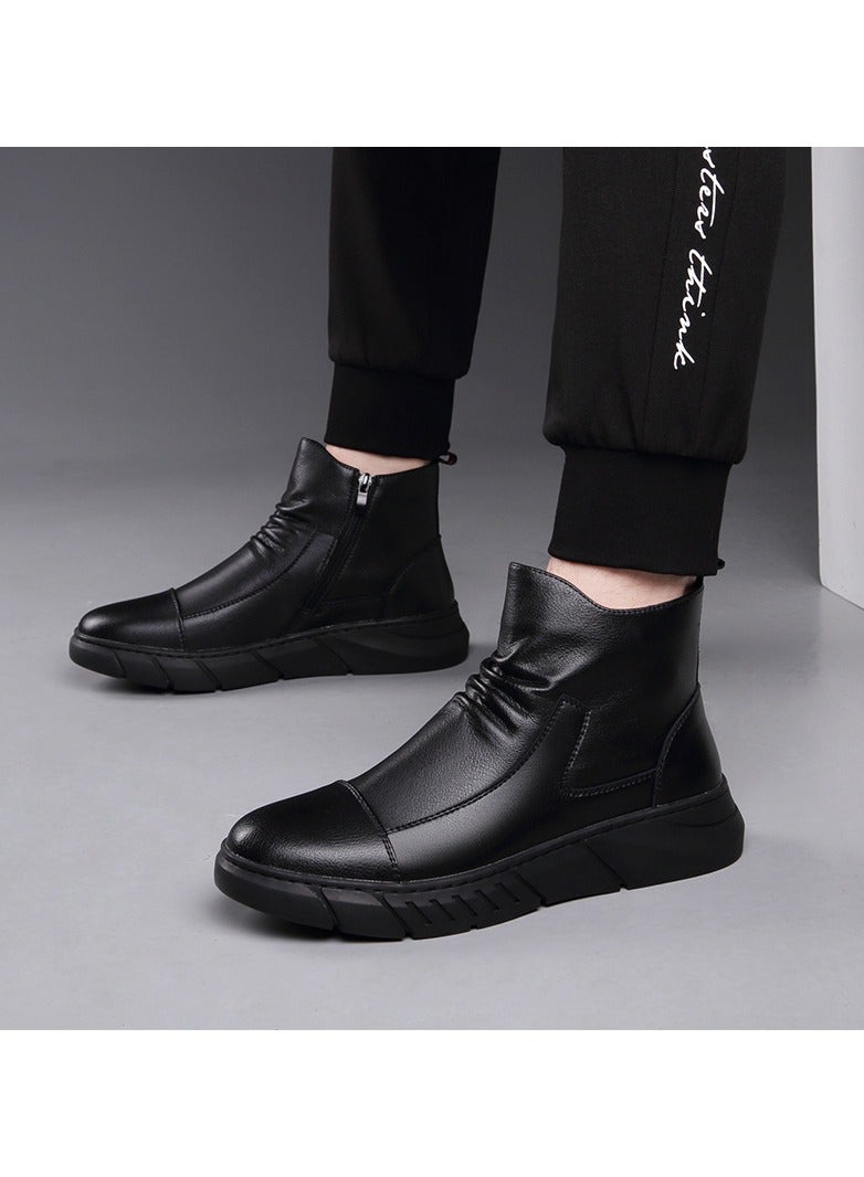 KUYING New Fashion Men's Martin Boots - Image 3