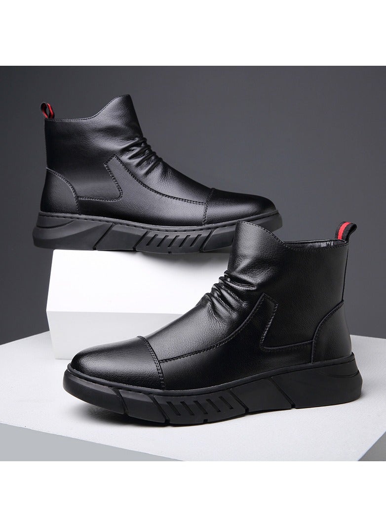 KUYING New Fashion Men's Martin Boots - Image 2